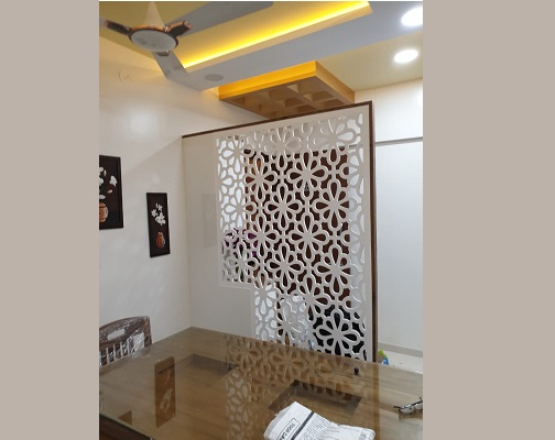 dining table with partition